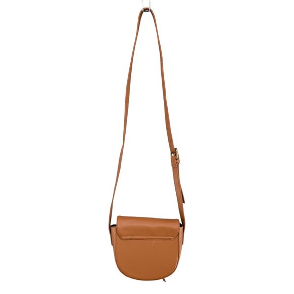 JJ Winters Ivy Crossbody Leather Bag Caramel Brown Purse Adjustable Strap - Picture 3 of 16